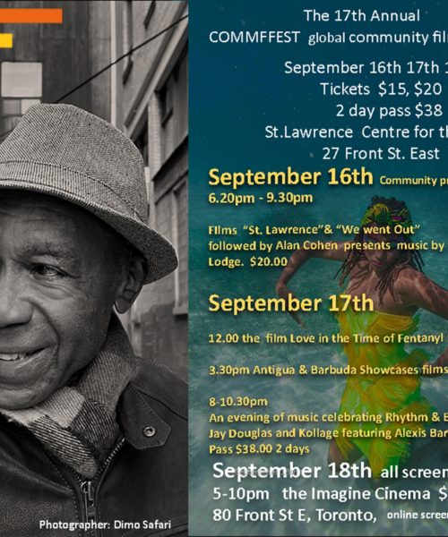 The 17th Annual COMMFFEST Film & Arts Festival Confirmed For Sept 16-18 at St. Lawrence Centre