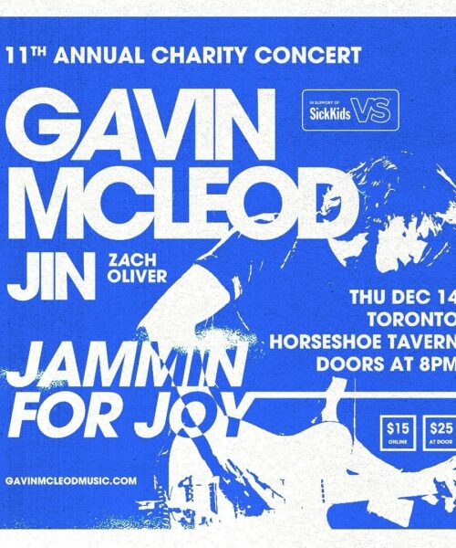 11th Annual Jammin’ For Joy Charity Concert To Be Held December 14th in Support of SickKids Foundation Featuring Gavin McLeod, Zach Oliver and JIN