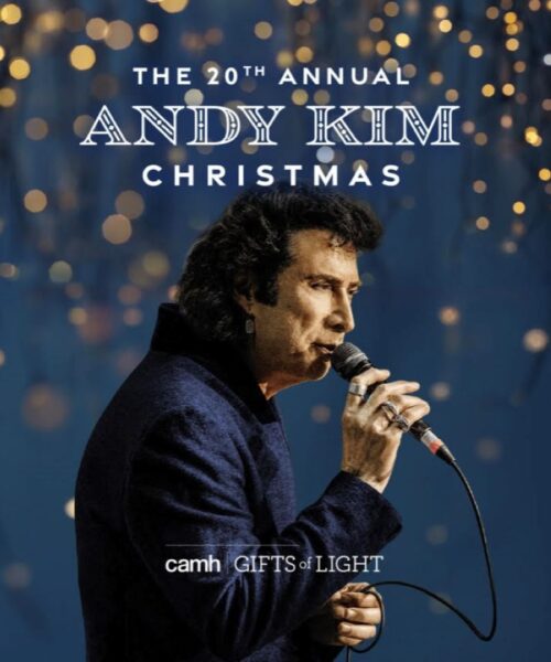 The 20th Annual Andy Kim Christmas Returns To Toronto’s Massey Hall December 4